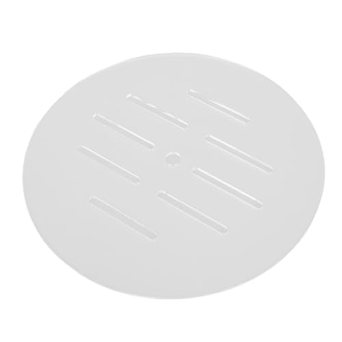 Round Aquarium Cover Lid, 7.5 Inch Clear Acrylic Fish Tank Lid, Anti Jump Cover for Turtle Reptile Shrimp Tank, Tank Top Protector with Handle