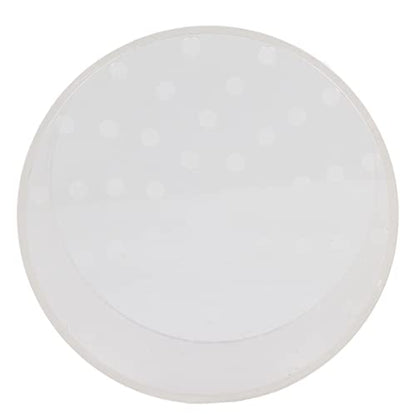 Acrylic Transparent Feeder Cover, Aquarium Feeding to Prevent Fish and Shrimp from Stealing Food, with Center Hole for Feeding Tube, for Reproduction and Safe Feeding in Fish (120mm) - size: 120mm