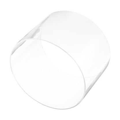 6" Clear Plastic Rigid Pipe 214mm ID x 220mm OD (8.4" ID x 8.7" OD) Acrylic Round Tubing, [for Plumbing, Hydraulics, Aquarium] - size: 8.4" x 8.7"