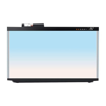 Aquarium Background Sticker for Fish Tank, Scratch Resistant PVC Backdrop for Clear Viewing, Decorative Film for Tank Styling,100x50cm - size: 100x50cm