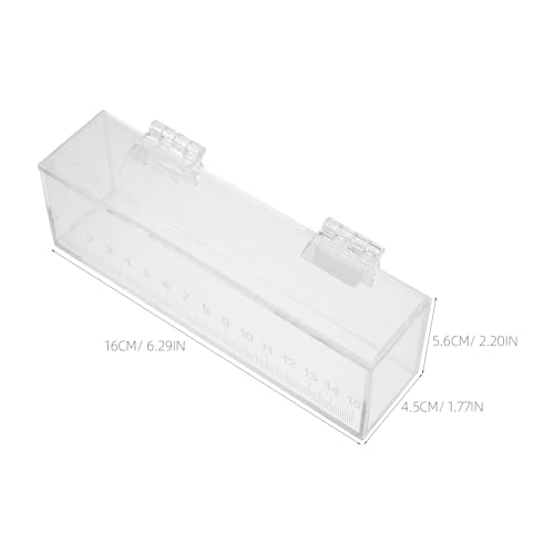 Acclimation Box for Saltwater Fish: Shrimp Breeding Box - Clear Acrylic Fish Isolation Breeding Tank - Aquarium Incubator for Baby Clownfish Guppy - size: 16.00X5.60X4.50CM