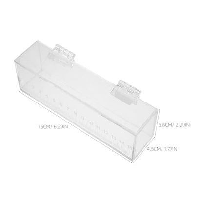 Acclimation Box for Saltwater Fish: Shrimp Breeding Box - Clear Acrylic Fish Isolation Breeding Tank - Aquarium Incubator for Baby Clownfish Guppy - size: 16.00X5.60X4.50CM