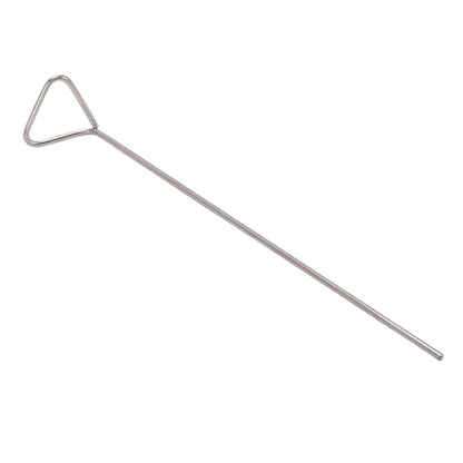 Pssopp Bacterial Spreader Stainless Steel Cell Spreader 5 Pack Triangular Head Reusable Autoclavable for Agar Plating Petri Dish Microbiology Labs Students Technicians