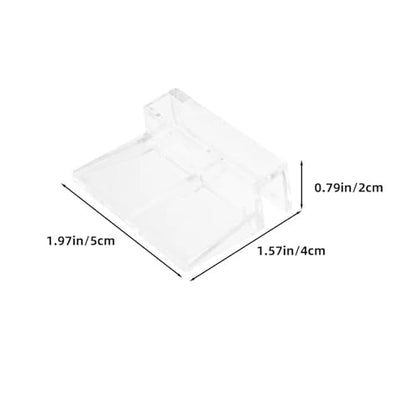 Aquarium lid Clips 12Pcs Aquarium Lid Holders Clear Acrylic Fish Tank Lid Clips Support Brackets for Rimless Glass Covers Fish Tank Clips