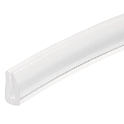 uxcell U Channel Edge Trim, 11.5ft Length Soft Rubber Guard Seal Strip Edge Protector Fit for 0.5-1.5mm Edge, (25/64" W x 5/32" H) Clear - size: 25/64"x 5/32"x 11.5ft