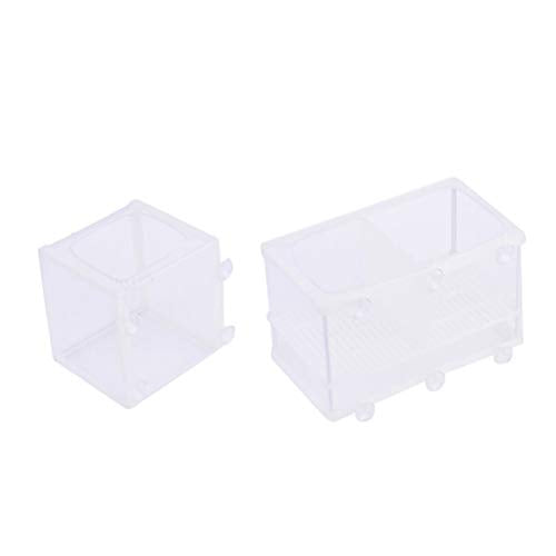POPETPOP Fish Incubator Mesh Fish Ghost Shrimp Breeding Net Aquarium Drip Acclimation Kit Hatchamals Incubators Hatchinals Acclimation Net Brine Shrimp White Dripping
