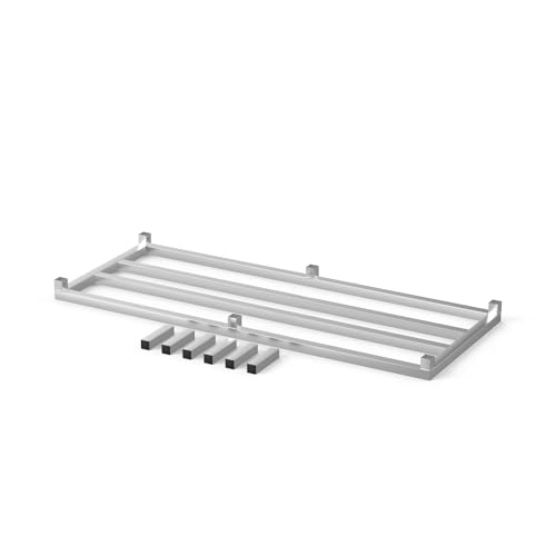 60" Long x 24" Wide | Height: 8" Off The Floor Aluminum Dunnage Rack | Storage in Restaurant, Kitchens and Garages and More! - size: 60" Long x 24" Wide | Height: 8" Off The Floor