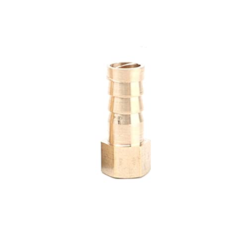 Zkenyao-Brass Connector 5pcs 1/8" Thread to 4/6/8/10/12mm Soft Hose Connector Garden Irrigation Adapter Aquarium Air Pump Line Fish Tank Hose Fittings, Simple to Install - color: Female 1l8 Inch 10mm