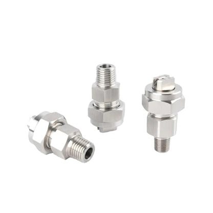 TPU Flat Fan Spray Nozzle,High Pressure Cleaning Industrial, 1/4'' Stainless Steel Jet(1l4-4002)