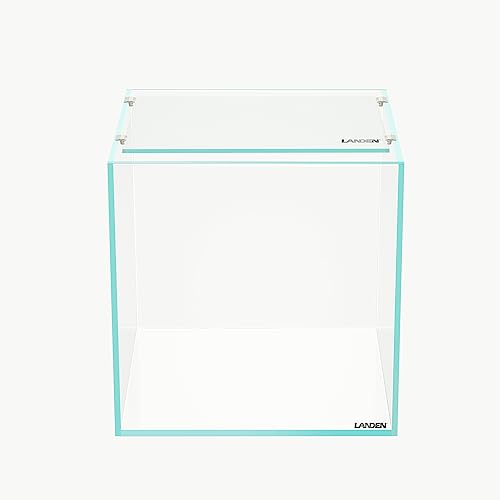 4mm Thick Clear Glass Aquarium Lid, Includes 4 Clips for Secure Placement, 282 x 225mm(11.1x8.86 inches) for 290-294 mm Inner Length Aquariums, Adapted to CB303030, ARF30 - size: 282x225mm (1 pc)