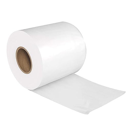 Lay Flat Poly Tubing, Food-Grade Polyethylene, Custom Poly Bag Packaging Solution, 2 Inches x 500 Feet, 2-Mil Thickness, 1 Roll (2" x 500' 2 Mil, Clear) - size: 2" x 500' 2 Mil