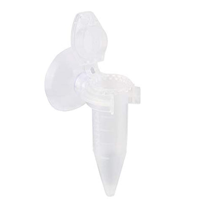 Aquarium Feeding Tube Fish Shrimp Larvae Feeder Fish Feeding Feeder Tapered Funnel Feed Cup with Suction Cup Shrimp Feeding Tube