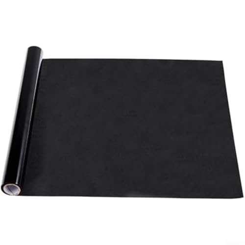 Black Aquarium Background Static Cling Fish Tank Backdrop, PVC Waterproof Wallpaper for Enhancing Aquatic Aesthetics and Hiding Wires(40 * 200cm) - size: 40*200cm
