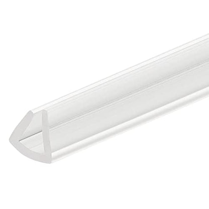 uxcell U Channel Edge Trim, 4.9ft Length Soft Rubber Guard Seal Strip Edge Protector Fit for 3-4mm Edge, (5/16" W x 9/32" H) Clear - size: 5/16"x 9/32"x 4.9ft