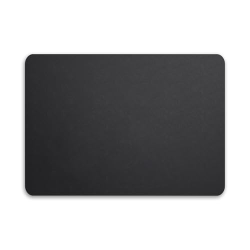 Leather Desk Pad Mat, Non-Slip Desk Blotter Pad - Desk Protector for Office, Home, Lap Desk, Laptop, and Desktop - color: Black, size: 17" x 12"