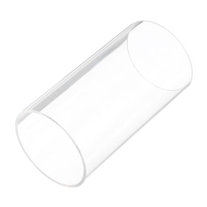 6" Clear Plastic Rigid Pipe 74mm ID x 80mm OD (2.9" ID x 3.125" OD) Acrylic Round Tubing, [for Plumbing, Hydraulics, Aquarium] - size: 2.9" x 3.125"
