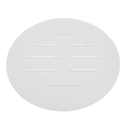 2PCS Round Aquarium Cover Lid, 7.5 Inch Clear Acrylic Fish Tank Top Cover with MultiHole Design for Anti Jumping, Feeding & Ventilation for Turtles, Reptiles, Shrimps