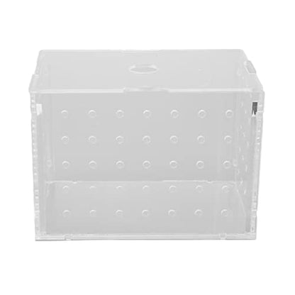Fish Breeder Box, Aquarium Fish Breeding Box, High Transparency Acrylic Hatchery Incubator Tank with Suction Cups for Baby Fish Shrimp Clownfish Isolation and Rearing (9 * 6 * 7CM)