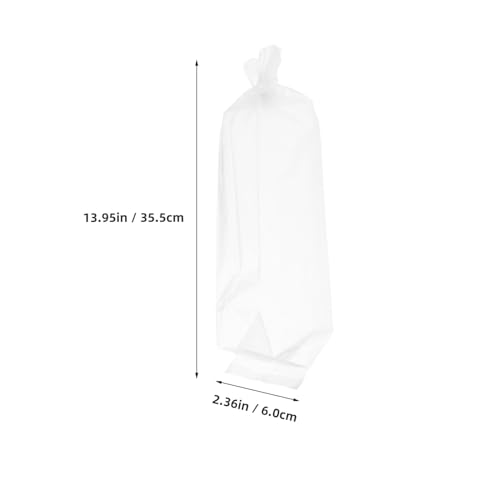 SEWACC 50pcs Fish Transport Bags for Live Aquarium Fish Heavy Duty Plastic Shipping Bags 6x34cm Leak-proof Packing Containers