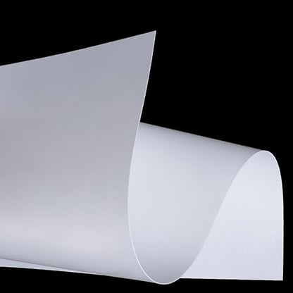 20 Pcs White PVC Flexible Plastic Thin-Sheet Rigid High Tensile Panel for Craft Board Signboard Aquarium Background Panels-297mm*210mm*0.3mm - size: 297mm*210mm*0.3mm