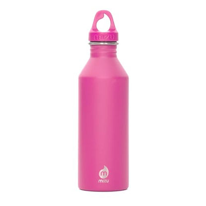 Mizu M8 25 oz Stainless Steel Water Bottle with Loop Cap (Paradise Pink) - color: Paradise Pink