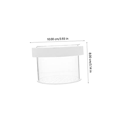 Healifty Floating Acrylic Fish Breeding Box with Removable Cover and Water Permeable Bottom Fish Separator for Aquarium Hatchery Suitable for Fry Incubation
