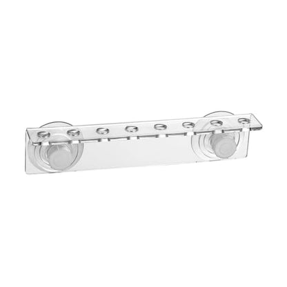 Rack Aquarium Stand Support Holder Versatile Enhanced Suction Cups Efficiency Single Row Arrangement Acrylic, 8 Holes - size: 8 holes