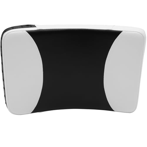 ORFOFE Taekwondo Kick Pad Kicking Target Large Curved Handheld Shield Black White for Martial Arts Training Side Kick Practice