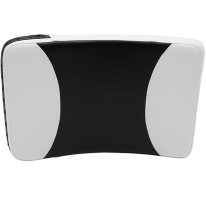 ORFOFE Taekwondo Kick Pad Kicking Target Large Curved Handheld Shield Black White for Martial Arts Training Side Kick Practice