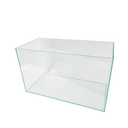 LIFEGARD Low Iron Ultra Clear Crystal Rimless Aquarium with Foam Leveling Mat – with 45-Degree Beveled Edge, Rectanglular Style – for Fish and Corals – 17 Gallon 6mm Glass (23.62" x 11.81" x 14.17")
