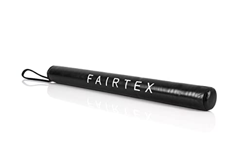 Fairtex BXS1 Leather Boxing Sticks, Muay Thai MMA Striking Accuracy Targets | Premium genuine leather body with lightweight core. Sleek durable design enhances coach control during precision speed drills - color: Black