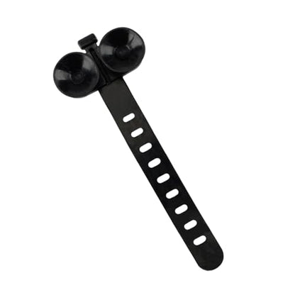 Aquarium Suction Cup Cable Tie with Strong Adhesion for Firm Attachment of Wire Organization in FishTanks 10PCS Fishtank Cable Tie for Wire Fixation - color: Black
