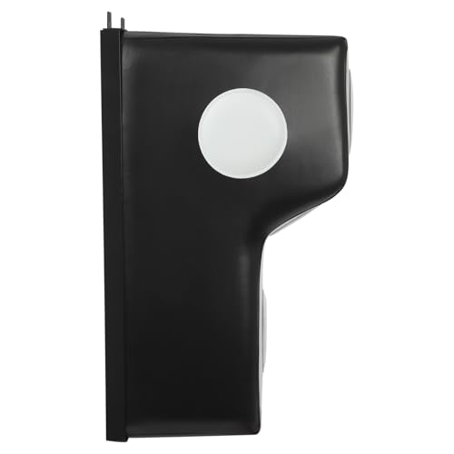Wall Mount Punching Bag – Space-Saving Boxing Training Equipment for Hooks, Uppercuts & More (15.7x11.8x27.5in) - Durable PU, EVA, Steel Design for Home Gym - color: Black
