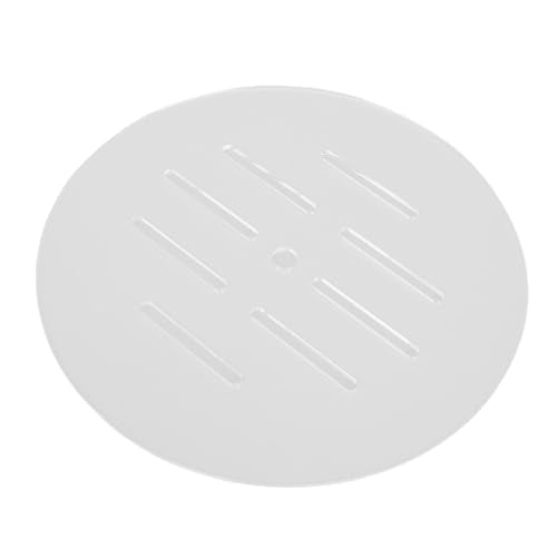 2PCS Round Aquarium Cover Lid, 7.5 Inch Clear Acrylic Fish Tank Top Cover with MultiHole Design for Anti Jumping, Feeding & Ventilation for Turtles, Reptiles, Shrimps