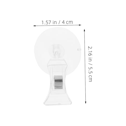 5pcs Aquarium Cup Clips for Seaweed Feeding Tool Fish Food Holder Design for Easy Installation and Fish Tanks