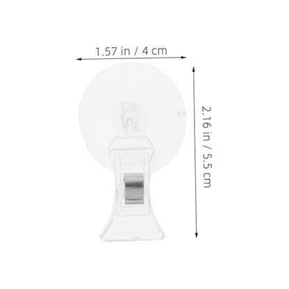5pcs Aquarium Cup Clips for Seaweed Feeding Tool Fish Food Holder Design for Easy Installation and Fish Tanks
