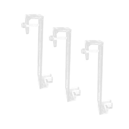 MagiDeal 3 Pieces Fish Tank Bracket Aquarium Accessory Desktop Aquarium Water Auto Refill Guppy Clear Holder Fish Tank Accessories, A 15cm - color: A 15cm