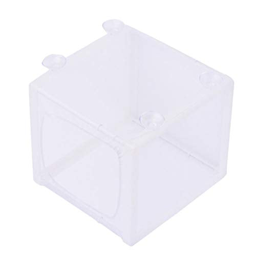 POPETPOP Fish Incubator Mesh Fish Ghost Shrimp Breeding Net Aquarium Drip Acclimation Kit Hatchamals Incubators Hatchinals Acclimation Net Brine Shrimp White Dripping
