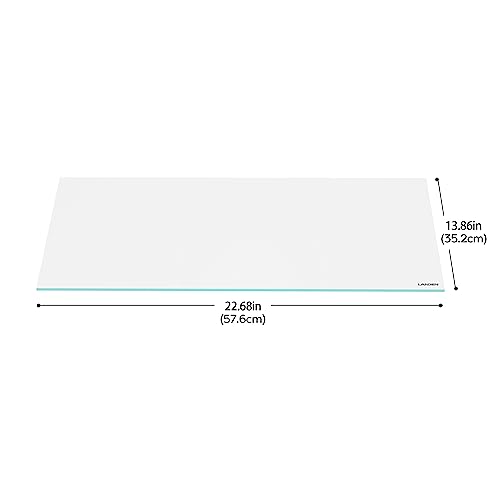 4mm Thick Clear Glass Aquarium Lid,Includes 4 Clips for Secure Placement, 576 x 352mm(22.68x13.86 inches) for 584-588 mm Inner Length Aquariums,Adapted to LANDEN SD604545,RF604540 - size: 576x352mm (1 pc)