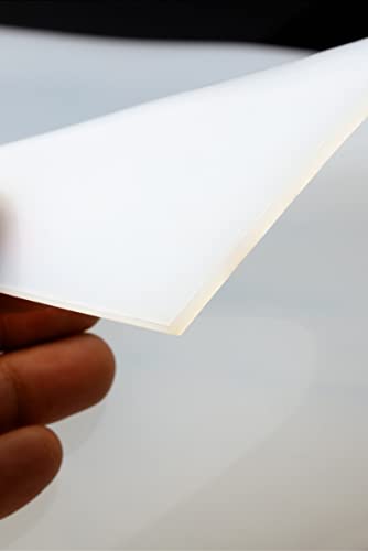 1pcs 500 * 500mm Silicone Rubber Sheet 4mm Thickness Heat-Resistant Plate Translucent Mat