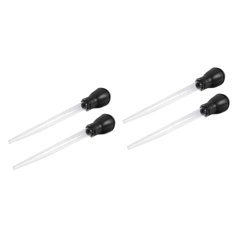 BESPORTBLE 2sets Manual Aquarium Clean 30ml Fish Tank Pipette Sand Vacuum Mini Gravel Vacuum Aquarium Waste 2pcs*2 - color: Blackx2pcs, size: Size 1x2pcs