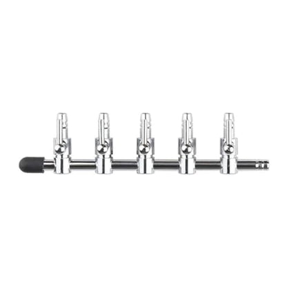 5-Way Air Flow Control Lever Valve with Airline Tubing Connector for Aquarium Fish Tank