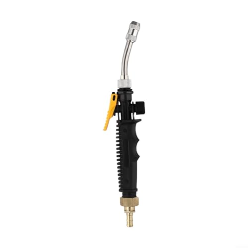 Stainless Steel Spray Bar Replacement With 3/8" Brass Barb,Adjustable Nozzle Wand For Garden Hose Backpack Sprayer,Rubber Handle