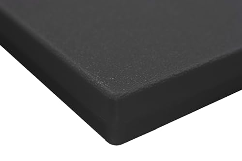 Confer Plastics Equipment Pad – 24" x 36" Heavy-Duty Base for Pool Equipment, Generators & AC Units – Weather-Resistant, Rib-Reinforced, Easy to Install – Made in USA (2, Black, 24x36)