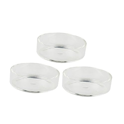 POPETPOP 5pcs Round Ornamental Shrimp Feeding Pot Fish Tank Shrimp Feeder Bowl Supplies