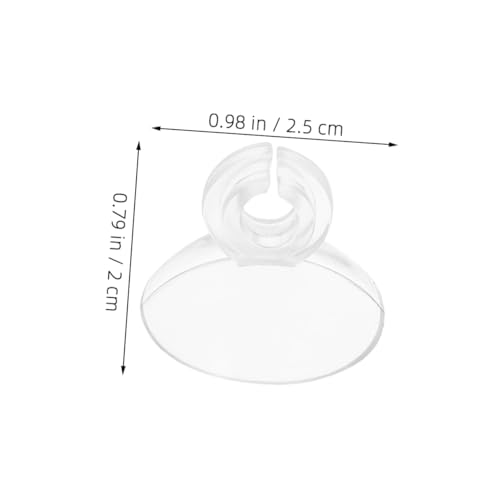 40Pcs Aquarium Hose with Suction Cups Soft Card Slot Design for Oxygen Tubing Lightweight Durable Fish Tank Accessories Easy to Use Store for Aquarium