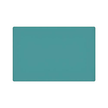 23.6'' by 15.7''Flexible Silicone Placemat Non Slip Waterproof Heat Resistant Dinner Table Mat (Dark Green-1 pcs) - color: Dark Green-1 Pcs