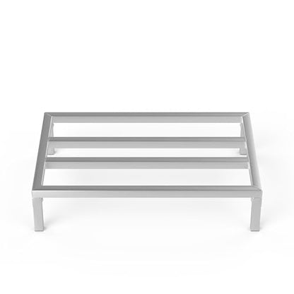 36" Long x 24" Wide | Height: 8" Off The Floor Aluminum Dunnage Rack | Storage in Restaurant, Kitchens and Garages and More! - size: 36" Long x 24" Wide | Height: 8" Off The Floor