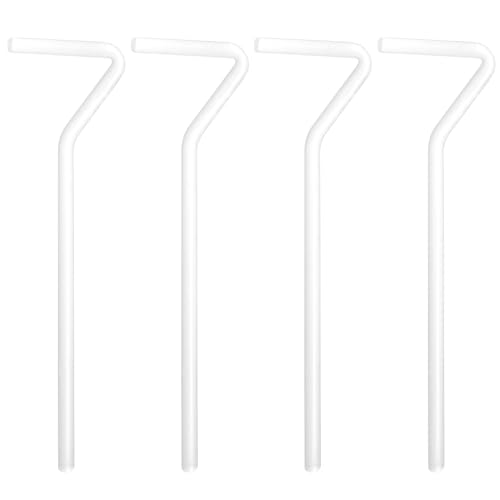 Baluue Glass Cell Spreader, 4pcs Glass Coating Rod, Glass Spreader Professional 6" Lab Glass Rod Tools Cell Laboratory Spreader Supplies