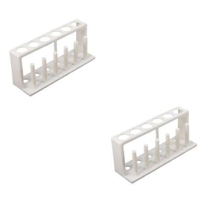 Zerodeko 2pcs Portable Test Tube Holder for Water Quality Testing Organizer Rack for Laboratory Use Anti-slip Design for School Science Projects and Experimentation